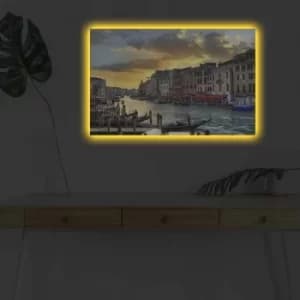 4570DHDACT-016 Multicolor Decorative LED Lighted Canvas Painting