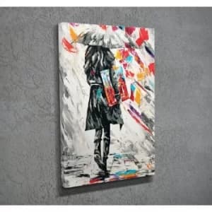DC075 Multicolor Decorative Canvas Painting