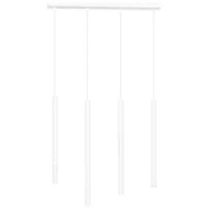 Emibig Selter White Bar Pendant Ceiling Light 4x G9