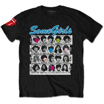 The Rolling Stones - Some Girls Album Unisex Large T-Shirt - Black