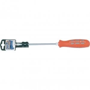 Draper Expert Mechanics Soft Grip Flared Slotted Screwdriver 6mm 150mm
