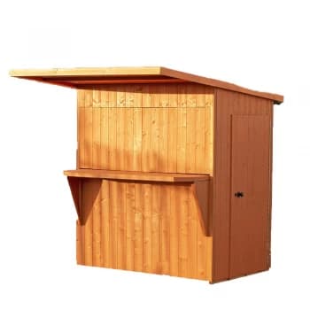 Shire Pent Garden Bar - 6ft x 4ft (1790mm x 1190mm)