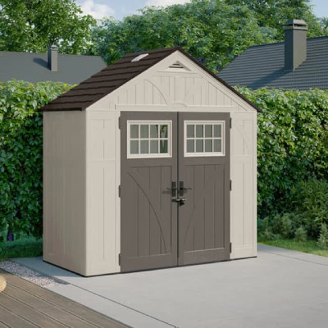 Suncast Tremont Shed 8x4, Cream BMS8400