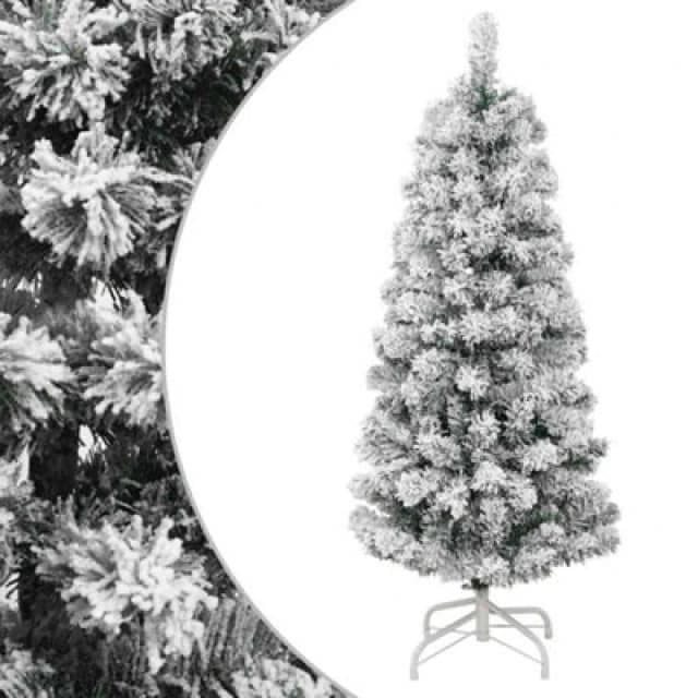 VIDAXL Vidaxl - Artificial Hinged Christmas Tree with Flocked Snow 150cm 8721012117921