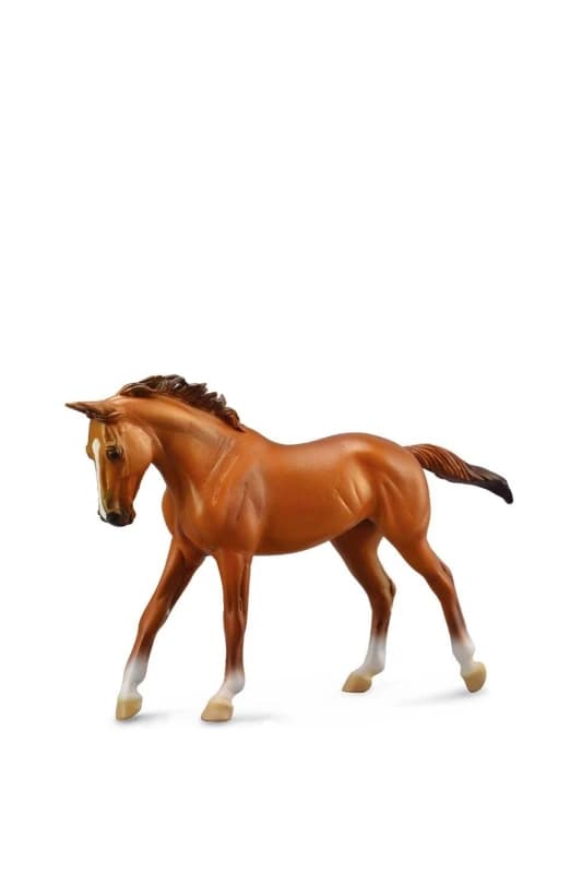 CollectA Thoroughbred Mare Horse Toy in Light Brown Light Brown Unisex