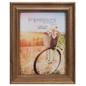 6" x 8" - Natural Walnut Finish Wooden Photo Frame