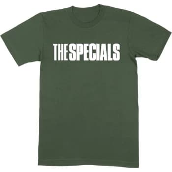 The Specials - Solid Logo Unisex Large T-Shirt - Green