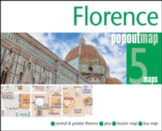 Florence PopOut Map : pocket size, pop up city map of Florence Sheet map, folded