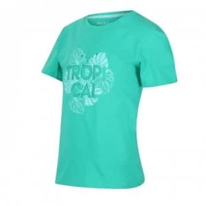 Regatta Bosley III Cotton T-Shirt - Deep Mint