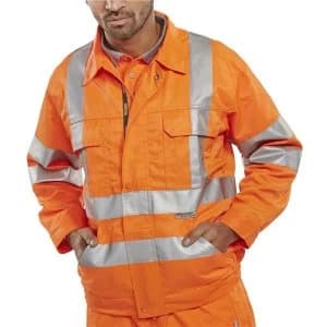 BSeen 38 Railway Jacket Orange