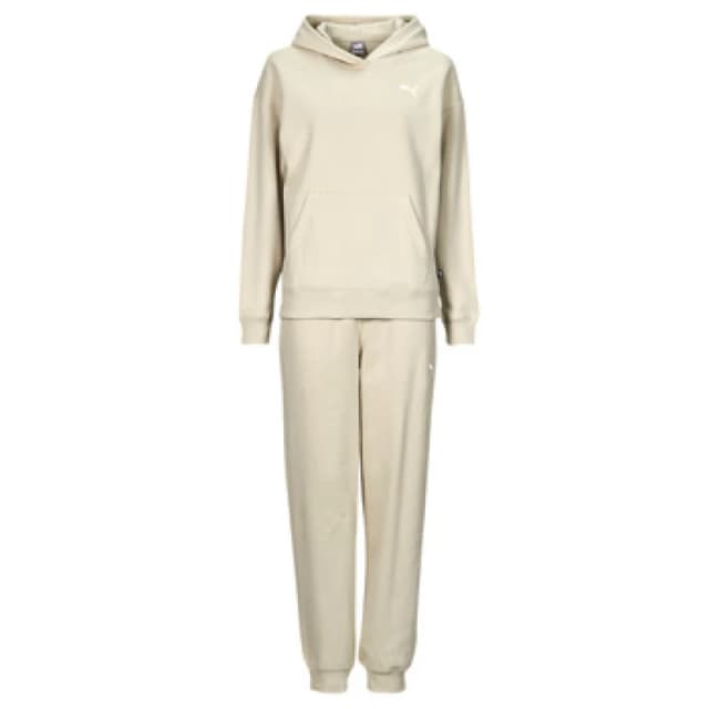 Puma LOUNGWEAR SUIT FL womens in Beige