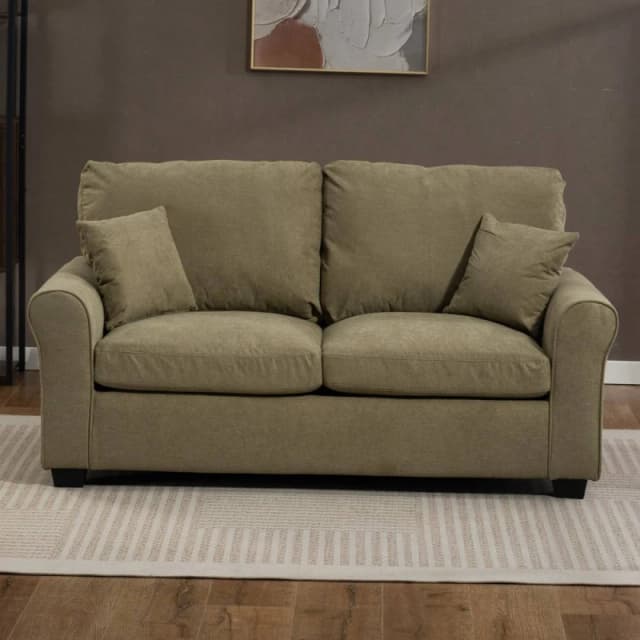 Artemis Home Lewiston Fabric Pull Out Sofabed in Pale Green Size: 3 Seater Pale Green Unisex 3 Seater