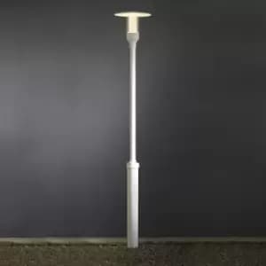 Nova Outdoor Classic Matt White Lamp Post Light, IP44
