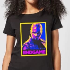Avengers Endgame Nebula Poster Womens T-Shirt - Black