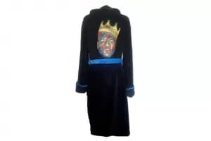 Biggie Smalls - Crown Unisex Bathrobe - Black