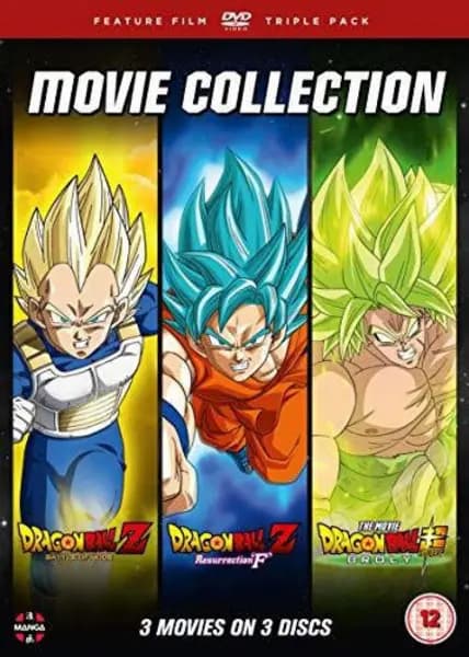 Dragon Ball Movie Trilogy (Battle Of Gods, Resurrection F & Broly) DVD
