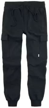 Jack & Jones JPSTGORDON JJSHARK SWEAT CARGO Cloth Trousers black