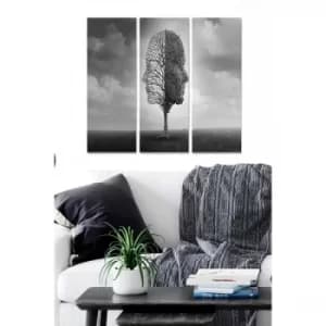 MDF1169550526 Multicolor Decorative MDF Painting (3 Pieces)