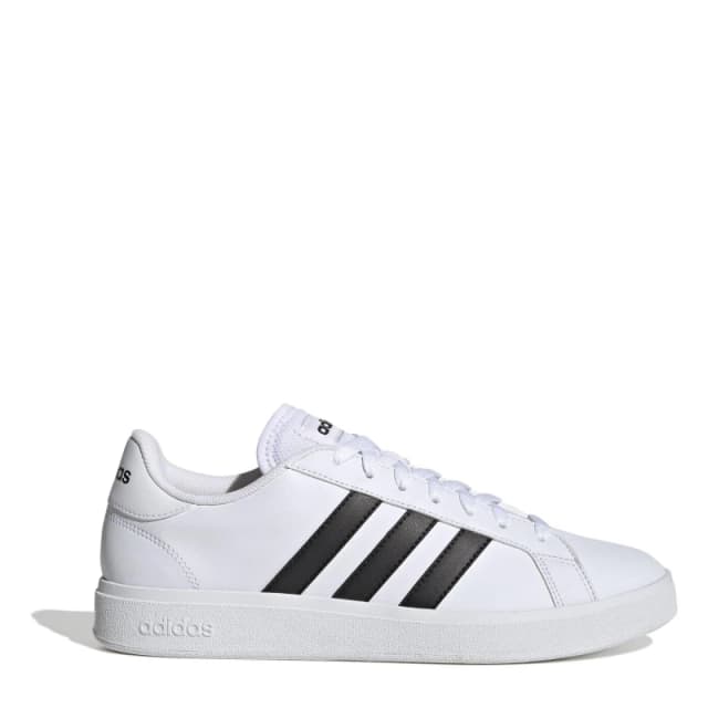 adidas Court Base 2 Trainers Mens White/Black male 7 (40.7)