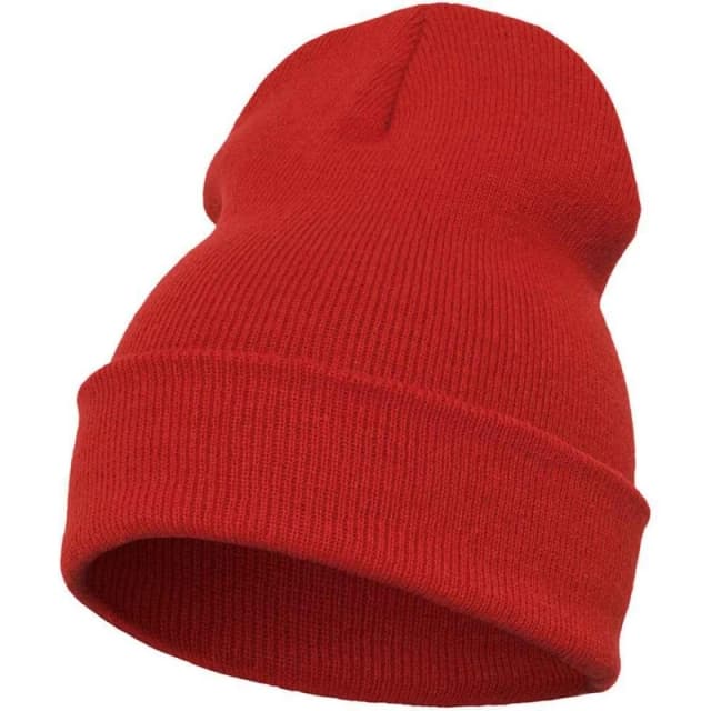 Flexfit Flexfit Men Heavyweight Beanie in Red Red One Size Male 5063425914821