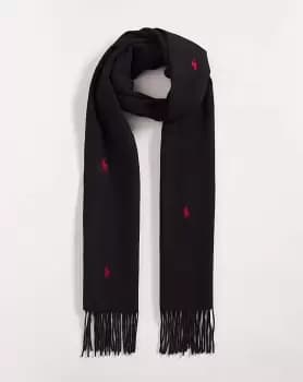 Polo Ralph Lauren Embroidered Pony Scarf