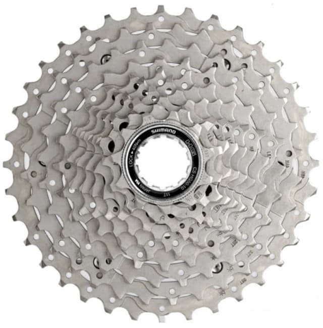 Shimano Deore CS-HG50 10-speed cassette 11 - 36T 11 - 36 teeth Silver - Cycles UK