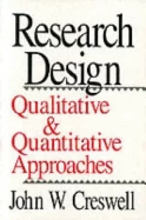 research design qualitative and quantitative approaches creswell john w