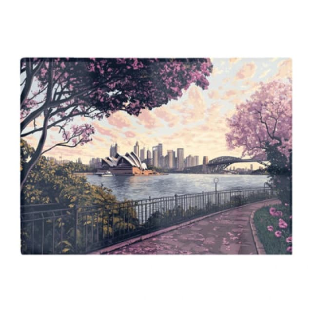 Warren Reed Designer Romantic Walk In Sydney Chopping Board