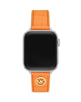 Michael Kors Apple Watch Croc-Embossed Leather Strap