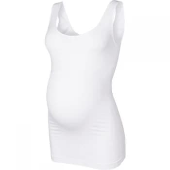 Mamalicious Ladies Maternity Seamless Tank Top - White