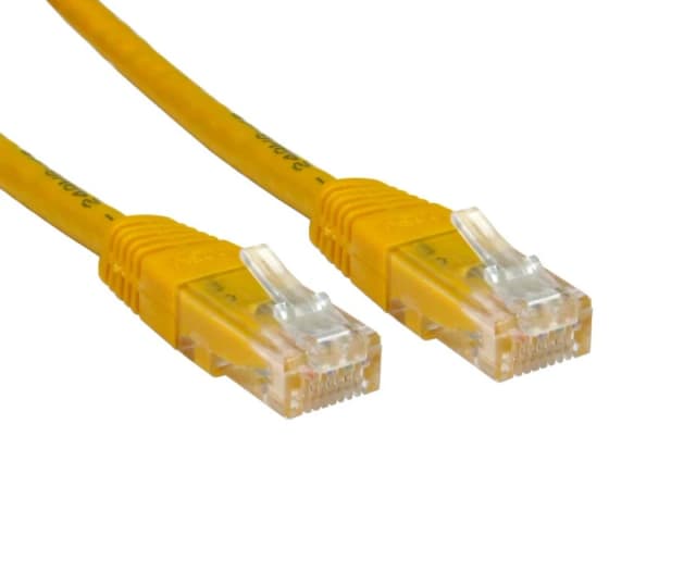 Cables Direct 1m CAT6 Patch Cable (Yellow)