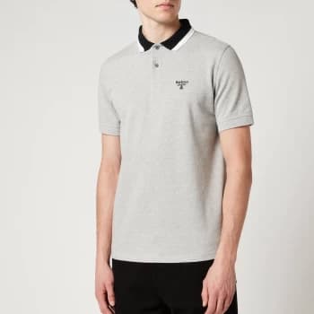 Barbour Beacon Mens's Alston Polo Shirt - Grey Marl - L