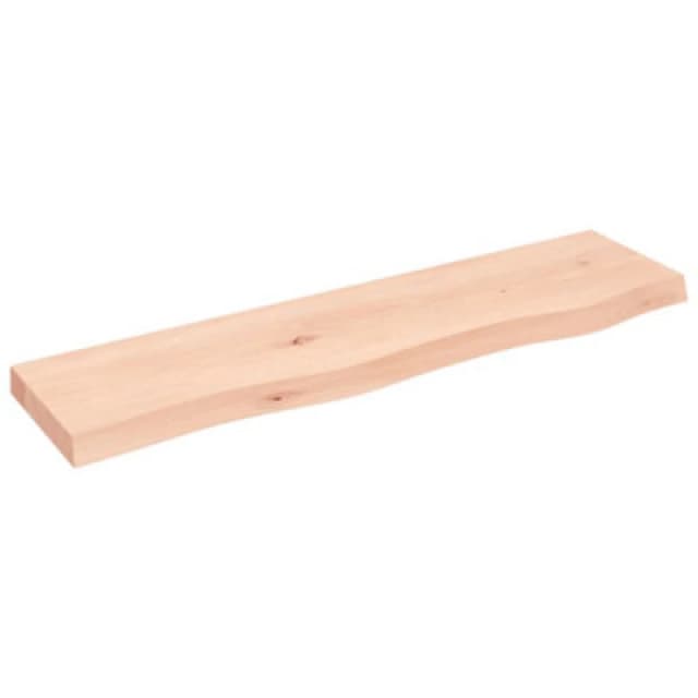 VIDAXL Vidaxl - Wall Shelf 80x20x4cm Untreated Solid Wood Oak 8720845812614