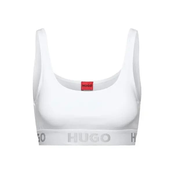 Hugo Sporty Logo Bralette 6 (XS) Black 42184103270