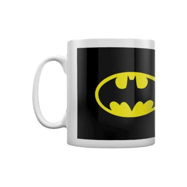 Batman Batman Logo Mug in Black One Size Unisex 5059958387812