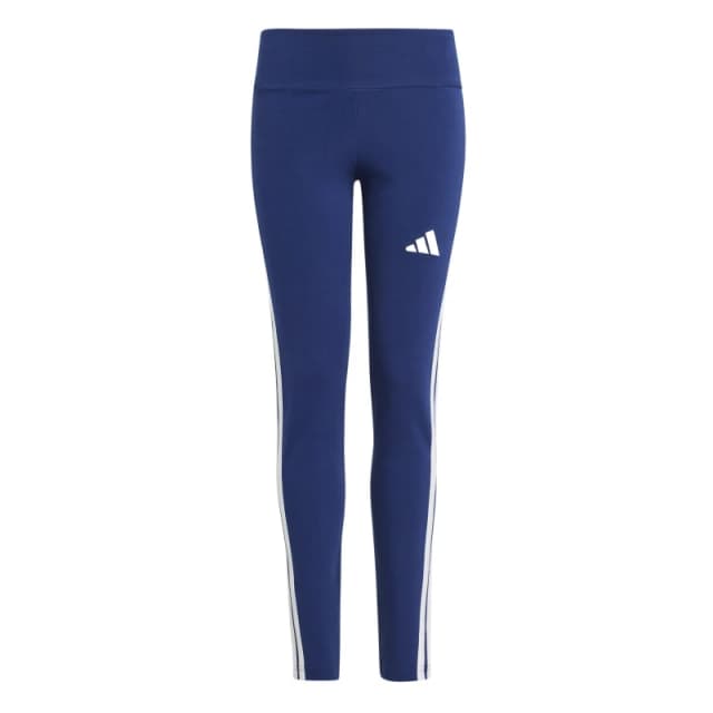 adidas Girls Essentials 3-Stripes Leggings - Blue Blue 11 - 12 Years