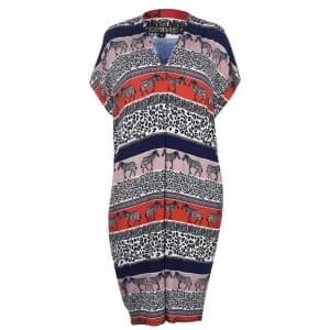 Biba Pleat Tunic - Tribal Print
