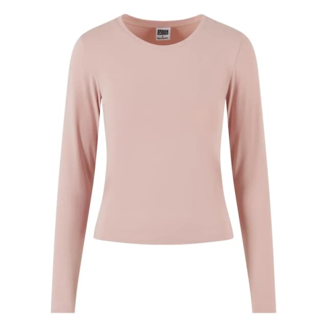 Urban Classics Womens long sleeve T-Shirt Urban Classics Basic Super Slim Rose Female S
