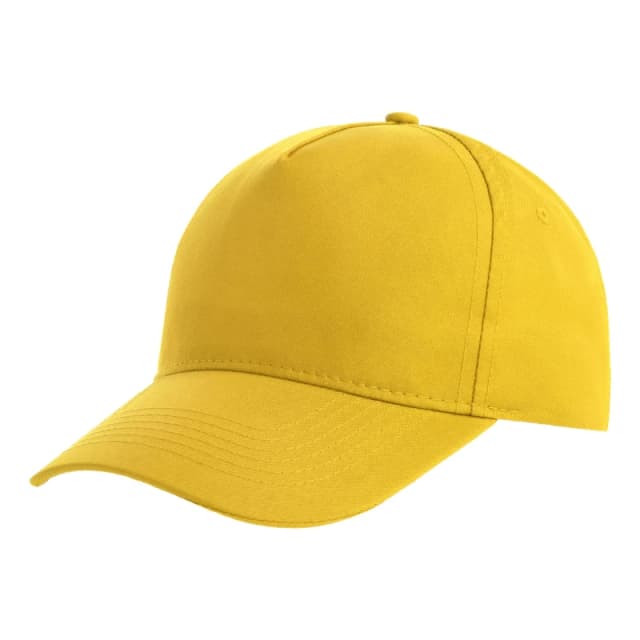 Atlantis Recy Five 5 Panel Baseball Cap in Yellow Yellow Unisex One Size