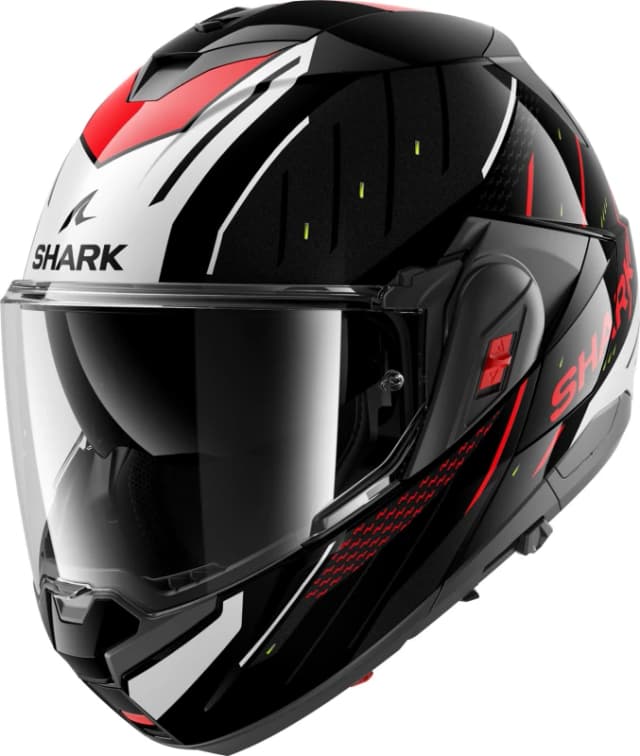Shark Oxo Rydger Helmet, black-red-silver, Size S for Men