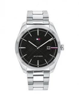 Tommy Hilfiger Black Dial Stainless Steel Bracelet Watch
