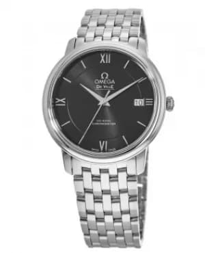 Omega De Ville Prestige Co-Axial 36.8mm Automatic Black Dial Stainless Steel Mens Watch 424.10.37.20.01.001 424.10.37.20.01.001