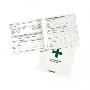 Guildhall Accident Report Book 24 Entries 210x200mm White Ref T44