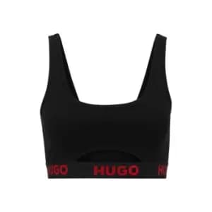Hugo Cotton Bralette - Black
