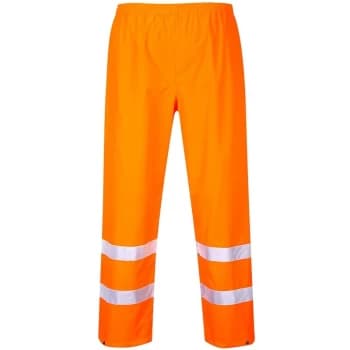 S480ORRL - sz L Hi-Vis Traffic Trousers - S480 Orange - Portwest
