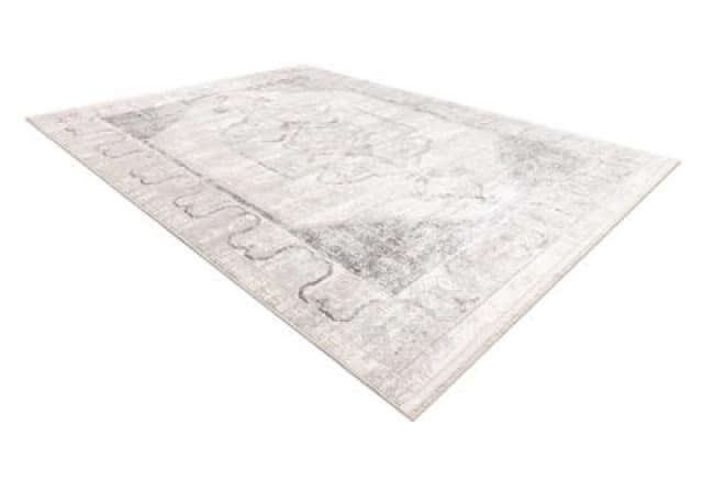 RugsX Distin 0107B Grey / Light Grey / White Modern Carpet - Ornament, Frame 80X150 Cm