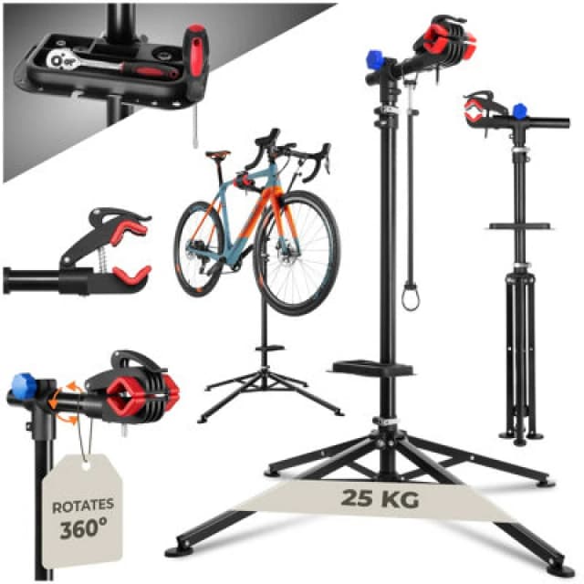 TECTAKE Tectake - Bike repair stand Philipp - bike work stand, bike maintenance stand, work stand 402899