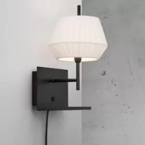 Nordlux Dicte Wall Light with Plug - White