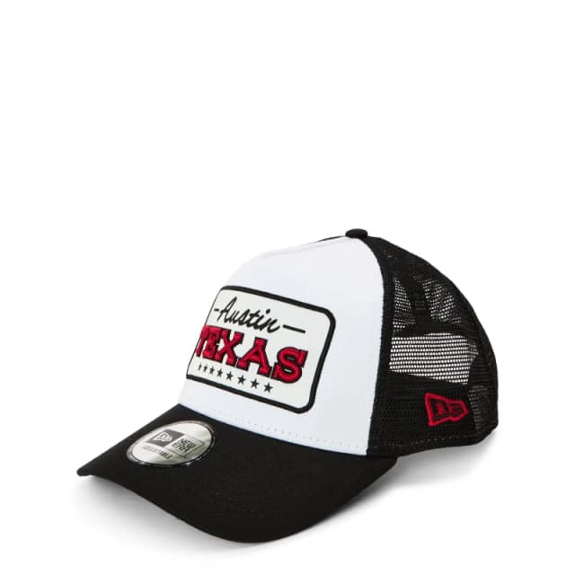 New Era Location Patch Trucker Cap Black / White unisex One Size