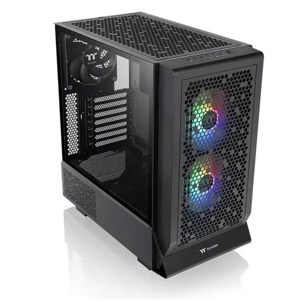 Thermaltake Ceres 330 TG ARGB Mid Tower Case - Black